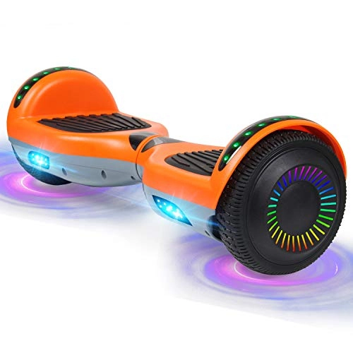 Self Balancing Segway : Huanhui 6.5Inch Self Balancing Electric Scooter Hoverboard Offroad With Strong motor, Safe Standard Certified, Wonderful Gifts For Kids