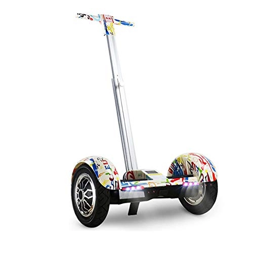 Self Balancing Segway : Kikioo 10 Inch Balance Board, Self Balancing Electric Scooter, Skateboard Wheels With LED Light, Height Adjustable Motor 350W Built-in Bluetooth Speaker / APP Best Birthday Present For Kids And Adults