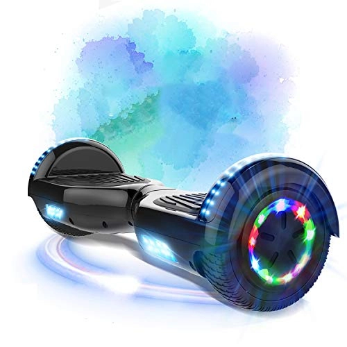 Self Balancing Segway : MARKBOARD Self Balancing Scooter 6.5" Skateboard Built in Bluetooth Speakers Electric Scooter Segway Hoverboards with LED lights & 700W Motor Gift for kids