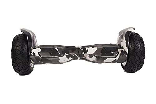 Self Balancing Segway : Motion 8.5" All Terrain G2 PRO Camo Bluetooth Hoverboard Segway - With Free Carry Case and Remote, along with built in Bluetooth speakers - Aluminium Chassis All Terrain Hoverboard Segway
