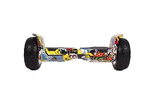 Self Balancing Segway : Motion 8.5" All Terrain G2 PRO Hip Hop Bluetooth Hoverboard Segway - With Free Carry Case and Remote, along with built in Bluetooth speakers - Aluminium Chassis All Terrain Hoverboard Segway