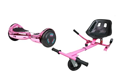 Self Balancing Segway : PINK CHROME - ZIMX BLUETOOTH HOVERBOARD SEGWAY WITH LED WHEELS UL2272 CERTIFIED + HK5 PINK