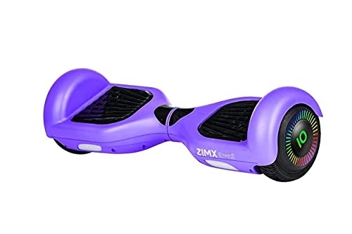 Self Balancing Segway : Purple - ZIMX HB2 6.5" Self Balancing Hoverboard with LED Wheels UL2272 Certified