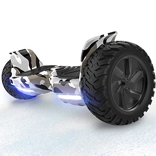 Self Balancing Segway : RCB HoverBoard 8.5 inch wheels all terrain Segways Built in Bluetooth LED With APP control and powerful engine Self Balancing Scooter Off-Road Electric Scooter, gift for Teenagers and Adults