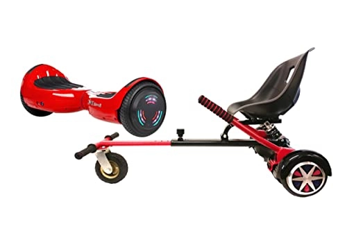 Self Balancing Segway : RED CHROME - ZIMX BLUETOOTH HOVERBOARD SEGWAY WITH LED WHEELS UL2272 CERTIFIED + HK5
