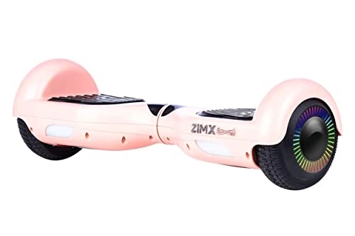 Self Balancing Segway : Rose Gold - ZIMX HB2 6.5" Self Balancing Hoverboard with LED Wheels UL2272 Certified