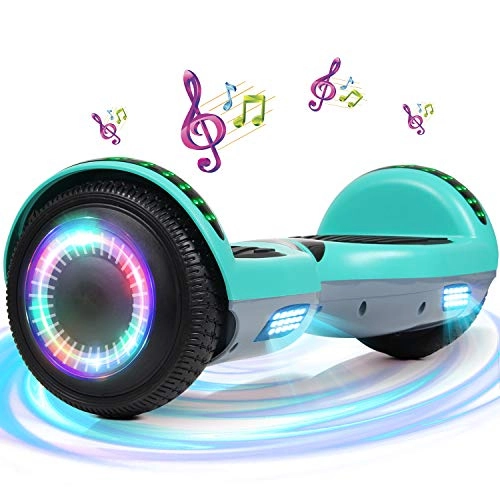 Self Balancing Segway : SISGAD Hoverboard, 6.5"" Two Wheel Self Balancing Electric Scooter, with Safety Certified, Great Gift for Boys and Girls