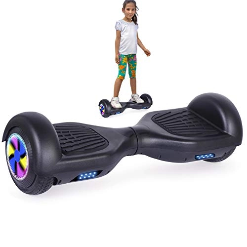 Self Balancing Segway : SISGAD Hoverboard for Kids, Self Balancing Electric Scooter 6.5 inch All Terrain Hoverboard Off-road Board with LED Light for Kids and Adults-without Bluetooth