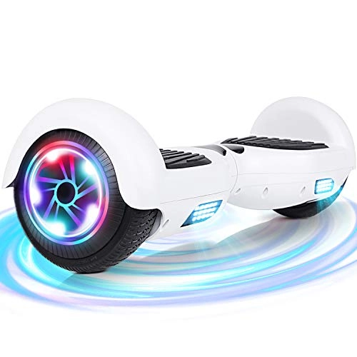 Self Balancing Segway : SISGAD Hoverboard Self Balancing Scooter 6.5" Two-Wheel Hoverboards with LED Lights Electric Scooter for Adult Kids Gift Safety Certified