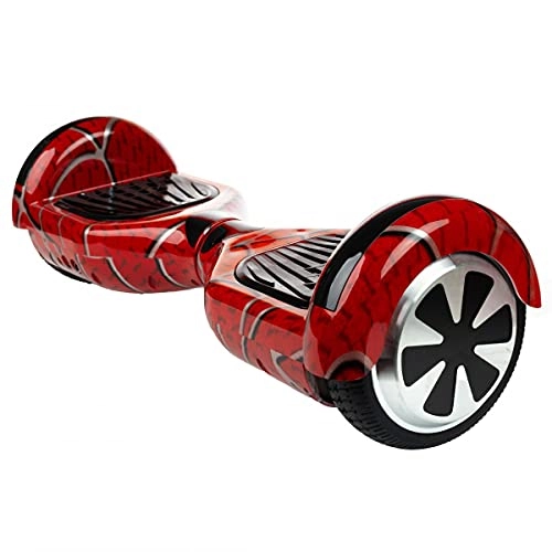 Self Balancing Segway : Smart Balance ™ Hoverboard, Electric Scooter, Regular Red Spider, Self Balance Scooter with Bluetooth Speaker LED Lights, Gift for Children Teenagers Adults