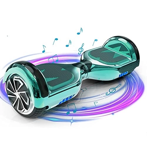 Self Balancing Segway : SOUTHERN WOLF Hoverboards, 6.5 Inch Self Balancing Scooter with Bluetooth Speaker &LED Lights Best Gifts For Kids