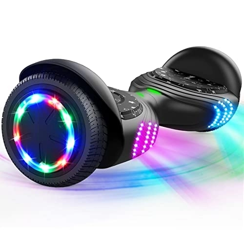 Self Balancing Segway : TOMOLOO Hoverboard for Kids Ages 6-12 and Adults 6.5" Wheels Hover Board with Bluetooth Speaker and Colorful LED Lights UL2272 Certified Self-Balancing Scooter