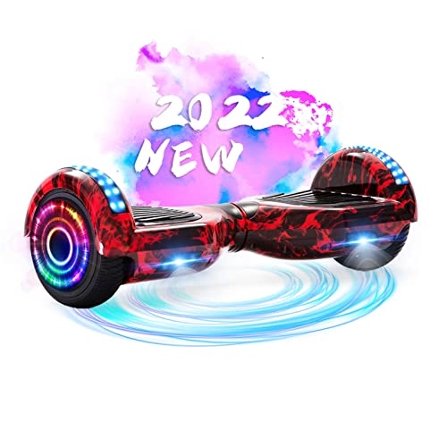 Self Balancing Segway : V-CALM Hoverboards, hoverboards for kids, Hoverboard for Teenager Adults, segway hoverboards, Self balancing scooter with Bluetooth Speaker, Birthday Gifts for Kids Teenager Adults, (Flame Red)