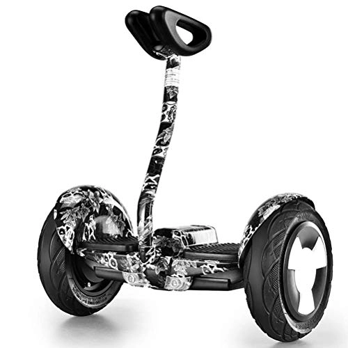 Self Balancing Segway : ZGYQGOO Hoverboard Electric Intelligent Self-balancing Car Adult Children Two Wheel 10" Self-balancing Scooter Build with Blue-tooth Speaker for Kids and Adult (Foot control)