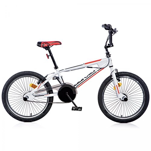 BMX : Dino Bikes BMX Vélo BMX Unisexe en métal Noir 50, 8 cm (20")