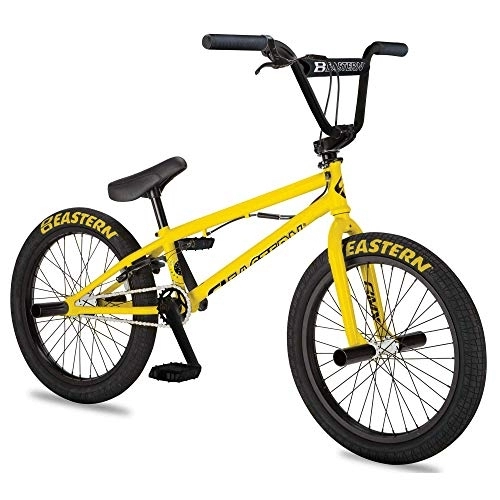 BMX : Eastern Bikes Orbit Vélo BMX 50, 8 cm, Chromoly Down & Steerer Tube (jaune)