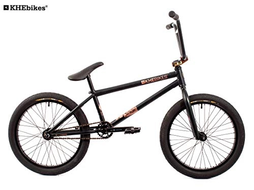 BMX : KHE Vélo de BMX modèle Silencer BL, Potence de style Oil Slick, Noir, 10 kg