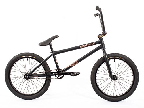 BMX : KHE Vélo de BMX modèle Silencer BL, Potence de style Oil Slick, Noir, 10 kg