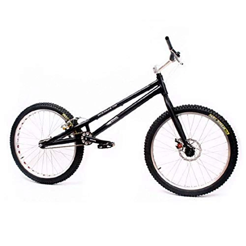 BMX : LJLYL Essai de vélo de 24 Pouces pour Adultes, Cadre en Alliage d'aluminium et Fourche Avant en Acier, essai Complet de Saut à vélo avec Frein Avant AVID-BB5 / Frein arrière WINZIP