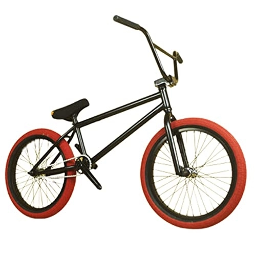 BMX : LUGMO zxc Vélo BMX Véhicule BMX Extreme Action Bike 20 pouces Performance Bike Recommandé pour les débutants (couleur : noir)
