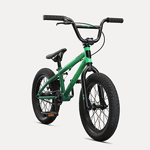 BMX : Mongoose Legion L16 Freestyle Sidewalk Vélo BMX pour Enfants Unisexe, Vert, 16-inch Wheels