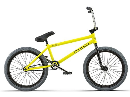 BMX : Radio Bikes Darko 2018 Vélo BMX – Jaune fluo – jaune fluo – 20, 5"