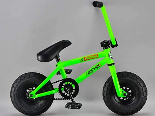 BMX : Rocker Irok vélo Mini BMX, GREEN (glow in the dark)