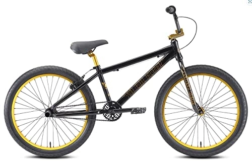 BMX : SE Bikes So Cal Flyer 24R BMX Bike 2022 (32cm, Stealth Mode Black)