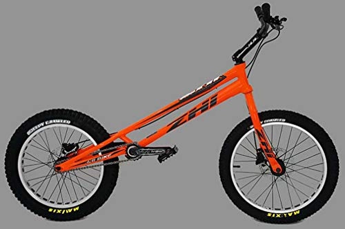 BMX : Vélo BMX / Vélo d'escalade de 20 "pour débutant à avancé, cadre en alliage d'aluminium léger haute résistance, (disque à huile MT200, 108 anneaux, volant haute densité haute résistance), Orange