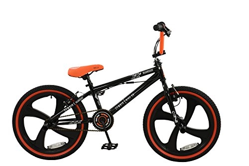 BMX : Zombie Boy Mou mâchoire Vélo, Noir / Orange, Taille 20