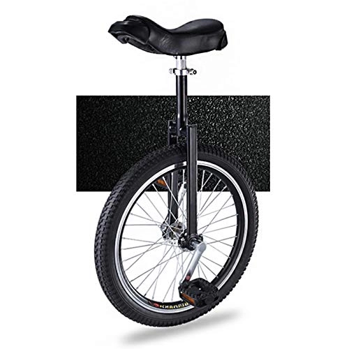 Monocycles : 16" / 18" / 20" Enfant / Adulte Formateur Monocycle, Réglable en Hauteur Antidérapant Butyl Montagne Pneu Équilibre Vélo Vélo d'exercice, 18 Pouces Durable