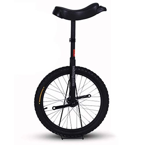 Monocycles : aedouqhr Freestyle 24 Pouces pour Cyclistes débutants à intermédiaires, Adolescents, Adultes, vélo à Une Roue avec Jante en Alliage d'aluminium (Couleur : Noir, Taille : Roue 24 Pouces)