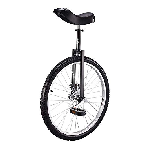 Monocycles : aedouqhr Monocycle Noir Roue 24 / 20 Pouces Adultes Super-Tall, 16 / 18 Pouces Adolescents Garçons (12 Ans) Vélo d'équilibre pour Sports de Plein Air, (Taille : Roue 16 Pouces)
