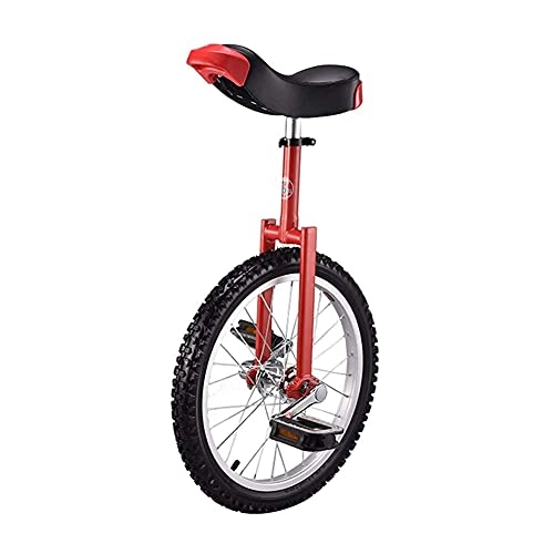 Monocycles : aedouqhr Vélo monocycle à Roue de 18"(46 cm, vélo d'exercice d'équilibrage de vélo de Montagne pour Filles Rouges, Charge 150 kg / 330 LB