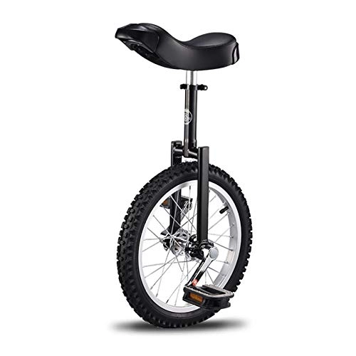 Monocycles : AHAI YU Compétition Monocycle Balance Sturdy 16 Pouces Monocycles pour débutants / Adolescents, avec Roue d'antyle d'étanche à Cyclisme Sports de Plein air Fitness Exercice Santé (Color : Black)