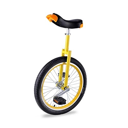 Monocycles : AUKLM Comfort Bikes Exercice arobie Enfants Adultes Dbutant Adolescent Monocycle 16 18 20 Pouces Roue Antidrapante Butyl Mountain Tire, Sige Monocycle Rglable, Anti-Skid Acrobatics Bike Balan