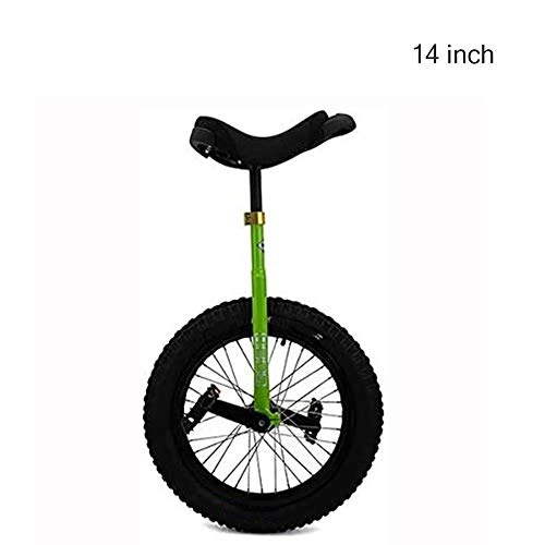 Monocycles : Bulawlly 14 Pouces Freestyle Monocycle Simple Ronde Adulte pour Enfants Taille réglable Équilibre Cyclisme Exercice