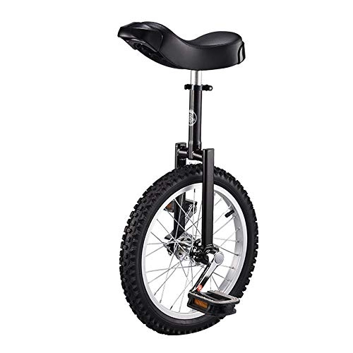 Monocycles : COCKE 18" Kid's / Adulte Formateur Monocycle Hauteu Réglable, Anti-Dérapant Butyl Montagne Pneu Équilibre Cyclisme, Exercice Vélo Bike, Noir