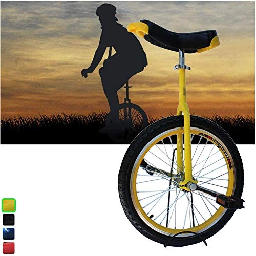 Monocycles : DFKDGL Monocycle à Motif de Bande de roulement antidérapant de Roue de 20 Pouces, Monocycle d'entraînement de Roue Exercice de Cyclisme d'équilibre de Pneu de Montagne de butyle antidérapant, Vélo