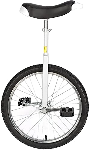 Monocycles : DZCGTP Vélo Monocycle Acier Standard Non-Ouverture à Manivelle Exercice de Vélo pour Améliorer l'Équilibre Vélo Réglable à Roue Unique Convient aux Jeunes Exercices de Vélo (Bleu)