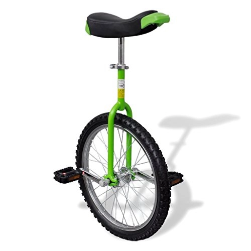 Monocycles : Festnight- Jeux et Jouets Monocycle Ajustable Vert