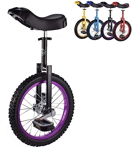 Monocycles : FOXZY Un monocycle for garçons et Filles; Roues, monocycle Jaune Primaire Adulte, avec Une capacité de Charge de 150 kilogrammes / 330 Livres (Color : A, Size : 16in)