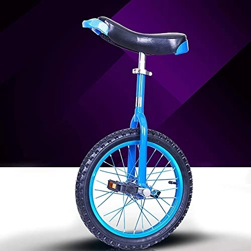 Monocycles : GAXQFEI 20 Pouces Roue de Pneu Monocycle, Adultes Big Kids Unisexe Débutant Débutant Bikecles Vélo, Charge 150Kg / 330Lbs, Cadre En Acier, Bleu, 51Cm (20 Pouces)