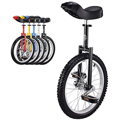 Monocycles : GJZhuan Monocycle Enfants / Adultes Entraneur Skidproof Pneus Mountain Galbe Ergonomique Selle Enfants Entraneur Monocycle (Size : 18inch)