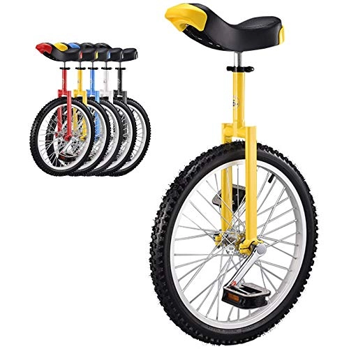 Monocycles : GJZhuan Monocycle Enfants, Cadre en Acier Robuste - Galbe Ergonomique Selle Dgagement Rapide Sige Rglable for Adultes Enfants Adolescents Dbutants, Fun Bike Fitness (Size : 20inch)
