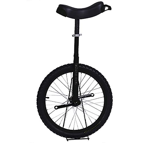 Monocycles : GJZhuan Monocycle, Monocycles for Adultes Dbutants Entraneur Skidproof Pneus Mountain Roue Entraneur Monocycle quilibre Vlo d'exercice comme Cadeaux for Enfants (Color : Black, Size : 20inch)