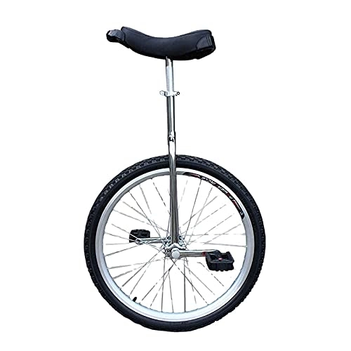 Monocycles : Grand monocycle de 20", vélo d'équilibrage à Une Roue pour Adultes et Enfants débutants, Cadre en Alliage d'aluminium, pour Personnes de Taille 160-175 cm, Charge 150 kg