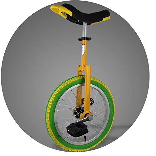 Monocycles : HTDXE Monocycle pour Adultes Enfants Monocycle 16 / 18 / 20 Pouces Roue Formateur Monocycle Antidérapant Butyle Montagne Pneu Équilibre Vélo Exercice, 18in