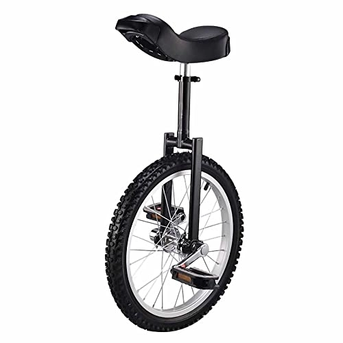 Monocycles : HXFENA Monocycle, DéButants Enfants Adultes Hauteur RéGlable Pneu de Montagne AntidéRapant Roue de VéLo Acrobatique éQuilibre Exercice de Cyclisme, avec Support / 20 Inches / Black