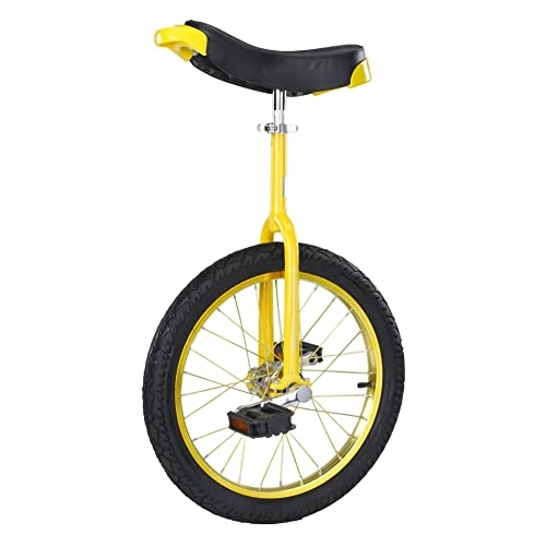 Monocycles : HXFENA Monocycle RéGlable, Equilibre de Cirque VéLo Acrobatique à Roue Unique Exercice Amusant Fitness Cyclisme Adapté Aux DéButants Enfants Adultes / 24 Inches / Yellow
